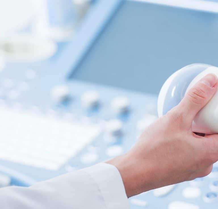 أشعة بالموجات فوق صوتية